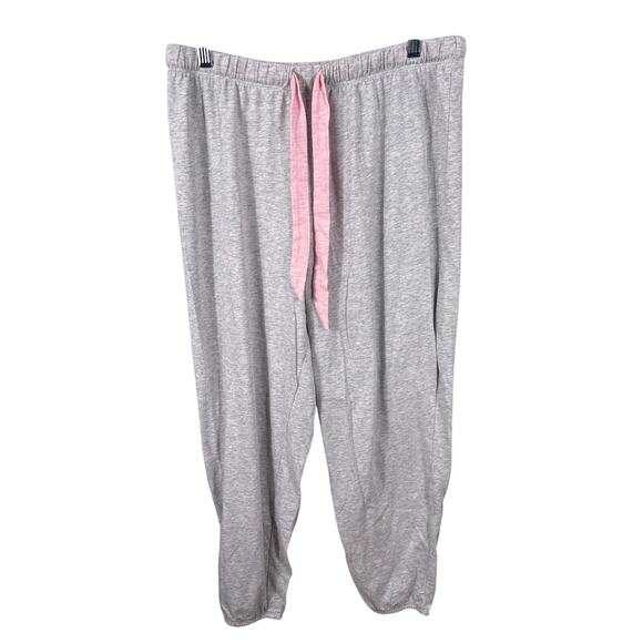 Tommy Bahama Pajama Set Women Medium Gray Floral Crew Neck Long Sleeve Sleepwear - Picture 3 of 12